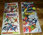 MARVEL COMICS GROUP, RUN LOT OF 4, THE AVENGERS #55/56/58/61, SILVER 
