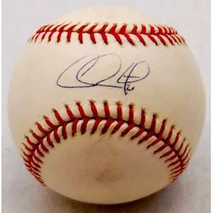  Chase Utley Autographed Ball   Autographed Baseballs 