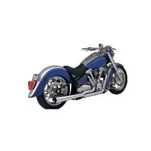 Vance & Hines Chrome 2 into 1 Pro Pipe HS for 1999 2003 Yamaha Road 