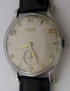 vintage Longines Watch 12.68z s. steel case 34.5 mm  