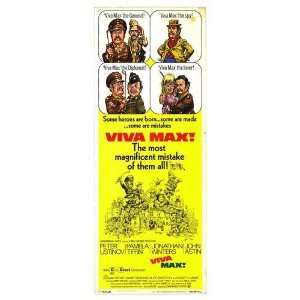  Viva Max Original Movie Poster, 14 x 36 (1970)