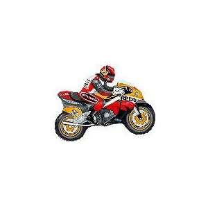  36 Moto Racing Bike Red/Orange   Mylar Balloon Foil 