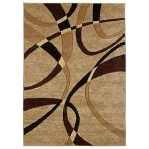  Mossa Collection Ribbons Chocolate 110x3 Area Rug