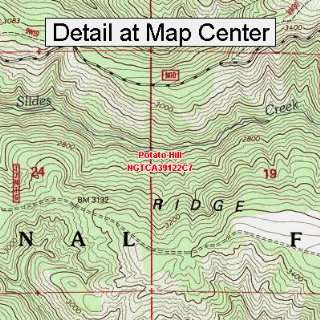  USGS Topographic Quadrangle Map   Potato Hill, California 