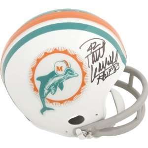  Paul Warfield Miami Dolphins Autographed Throwback Mini 