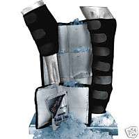 Neoprene Full Leg Ice Boots Wraps Horse Tack Therapy  