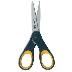  Westcott Non Stick Titanium Bonded Scissors   Gray/Yellow 
