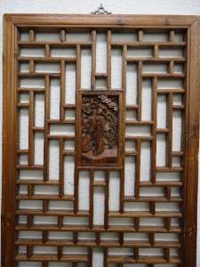 Chinese Antique Oriental Wall Decor Wood Panel Wooden Screen 19c 