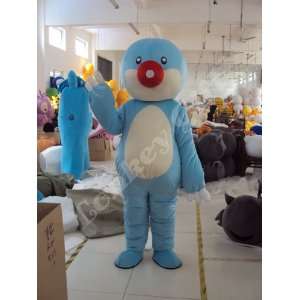  Red Nose Monster Mascot Costume Fancy Dress Suit EPE Toys 