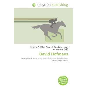  David Hofmans (9786133980310) Books