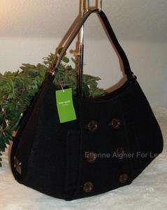   Hobo Handbag, Purse Patent Leather Handle Blk 098689325385  