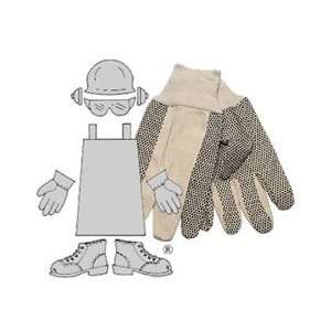   MN Cotton Canvas Gloves with PVC Dots   25 Dozen per Home