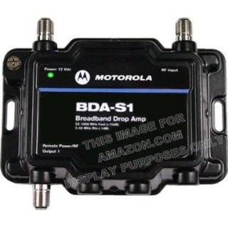 Motorola Signal Booster BDA S1 1 Port Cable Modem TV HDTV Amplifier