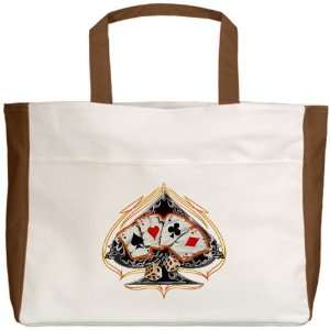   Tote Mocha Four of a Kind Poker Spade   Card Player 