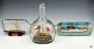 Unique Hand Assembled Ships in a Bottle Mayflower  