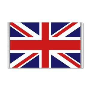  38.5 x24.5 Wall Vinyl Sticker British English Flag HD 