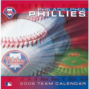  PHILADELPHIA PHILLIES 2008 MLB Daily Desk 5 x 5 BOX 
