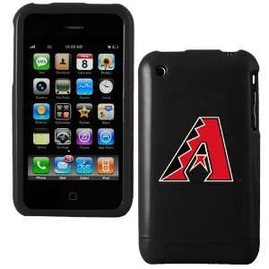  MLB Arizona Diamondbacks Black iPhone 3G Hard Snap On Case 