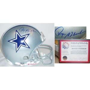  Roger Staubach Signed Dallas Cowboys ProLine Helmet 