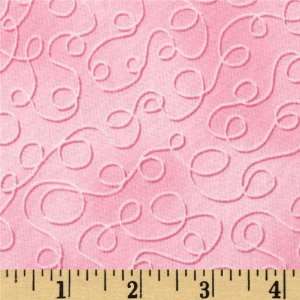  44 Wide Mixmasters Loopy Scribbles Baby Pink Fabric By 