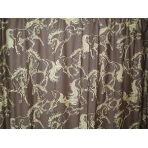  Linear Horse Shower Curtain