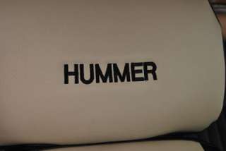 HUMMER H1 1992 2006 S. LEATHER CUSTOM FIT SEAT COVER  