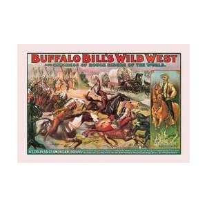  Buffalo Bill Congress of American Indians 28x42 Giclee on 