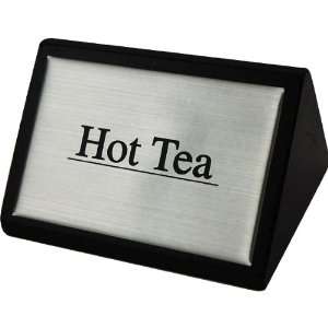  Hot Tea Tabletop Wood Block Sign