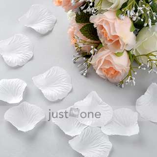 1000 pcs WHITE Wedding Party Decoration Favors Melody Rose Artificial 