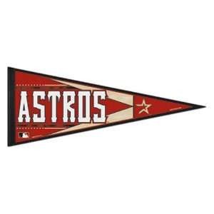  Houston Astros Red 12 x 30 Premium Felt Pennant 