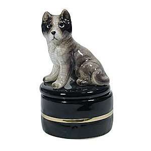  Husky Mini Porcelain Box