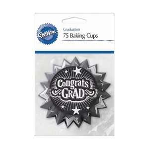  Wilton Baking Cups Graduation 75/Pkg Standard; 6 Items 
