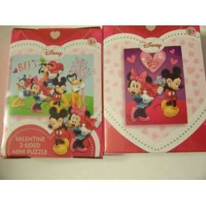  Mouse Mini Double Sided Valentine Puzzle ~ BFFs; Youre Kinda Cute
