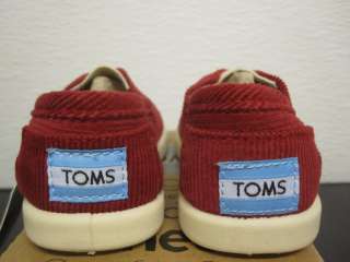 Tiny Toms Crimson Corduroy size T4 T11 BNIB  