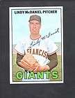 1967 Topps Baseball 46 Lindy McDaniel Giants  