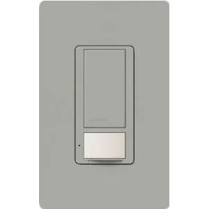 Lutron MS OPS5AM GR, Single Pole 5Amp Preset Switch Light Switch, Gray