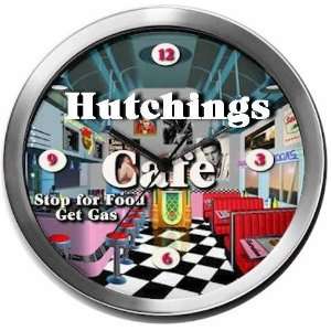  HUTCHINGS 14 Inch Cafe Metal Clock Quartz Movement 