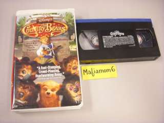 Disneys The Country Bears VHS Family Adventures HTF CC 786936164893 
