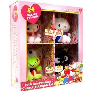 Hello Kitty Sanrio Friends 50th Anniversary Collectible Plush Set My 