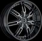 24 INCH STONZ S06 BLACK RIMS AND TIRES FOR 2000 AND UP JEEP GRAND 
