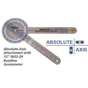 Absolute Axis Attachment for 12 (30 cm) Plastic Goniometers Attachment