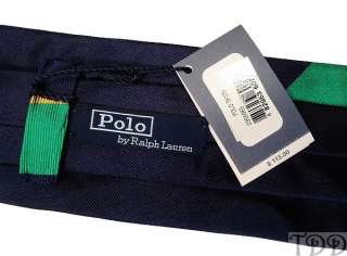 NWT $115 Polo Ralph Lauren Navy Equestrian Silk Tie New  