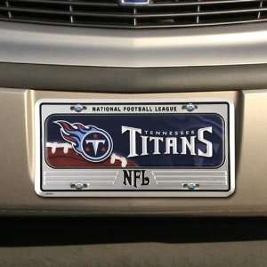    Tennessee Titans Silver Metal License Plate