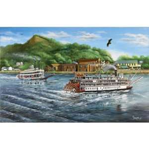  Ray Mertes River Queen Jigsaw Puzzle 1000pc Toys & Games