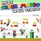 Huge Super Mario Wall Stickers Home/Office Decor Kids Room PVC US 