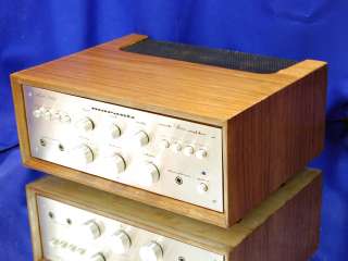 Restored & Upgraded Marantz 1060 Integrated Amplifier, Walnut Cabinet 