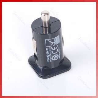 Mini Dual 2 Port USB Car Charger Power Adapter For ipad 2 iPod iPhone 