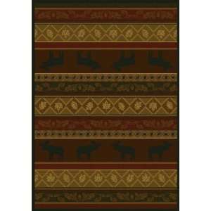 MOOSE Rug from the MARSHFIELD GENES Collection (63 x 90) by United 