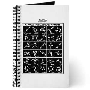  4 Way RW Skydiving Formations Sports Journal by  