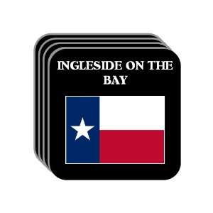  US State Flag   INGLESIDE ON THE BAY, Texas (TX) Set of 4 